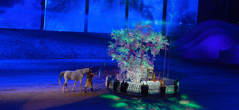 中国首创大型马文化综艺演出《千古马颂》青城震撼开演